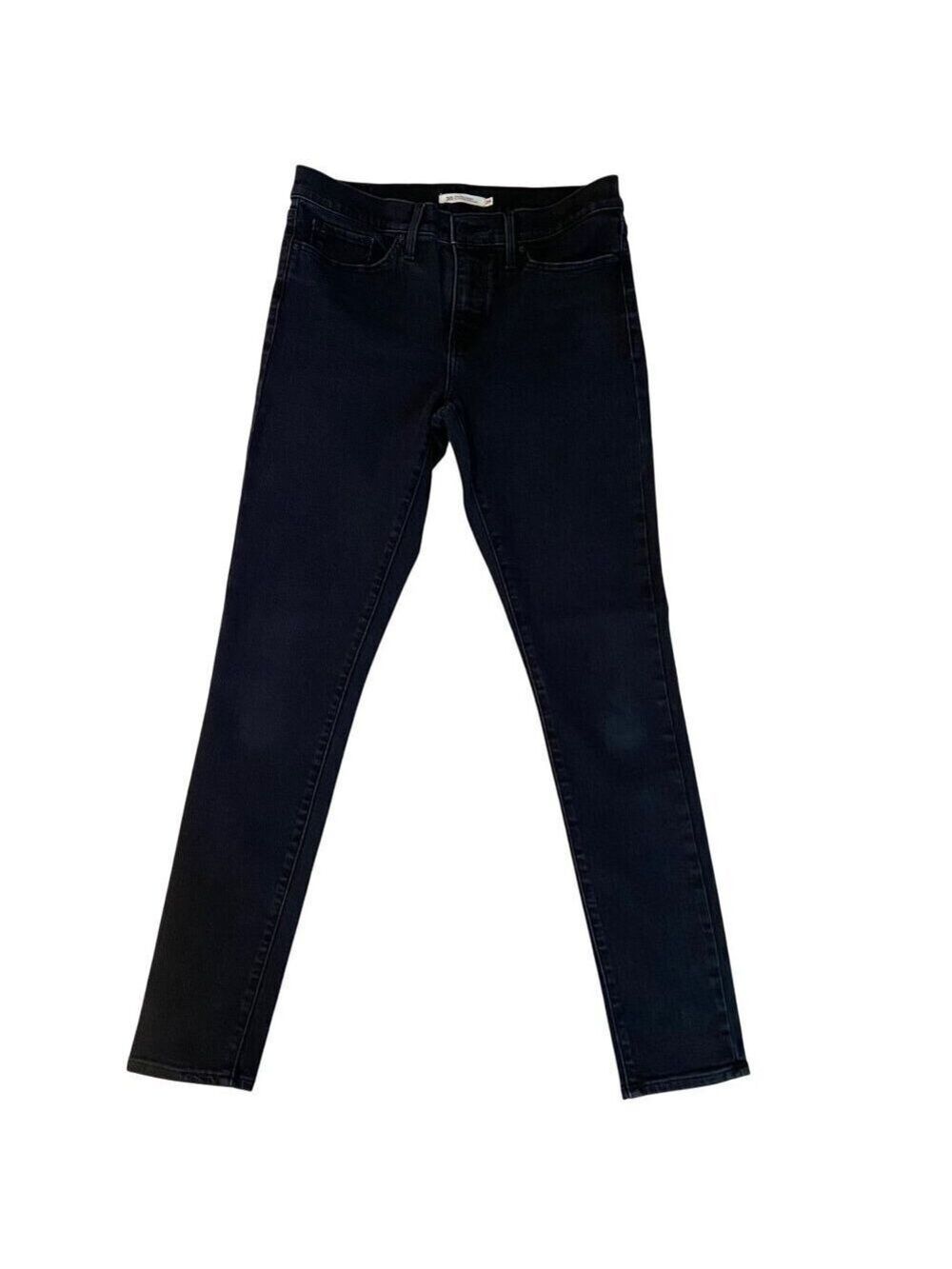 Levis 311 Shaping Skinny Jeans Womens Size 28 Black Denim Mid Rise Stretch sexy